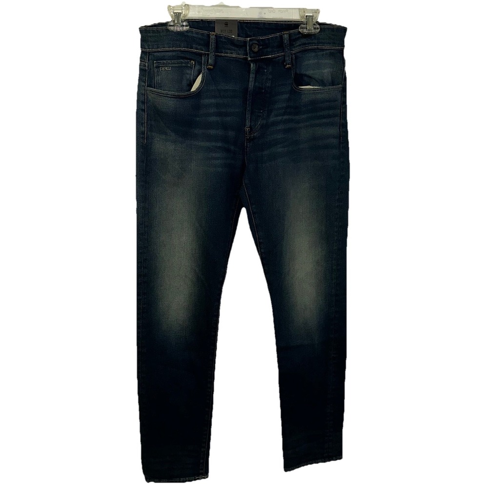 G-Star Raw 3301 Slim Cavell Stretch Denim medium Aged Men's Jeans W31‎ L32